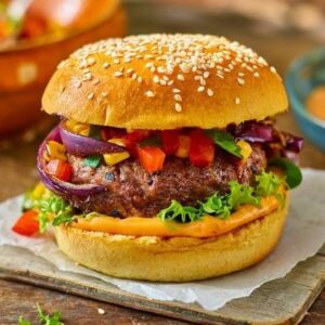 Chilli Meat Burger