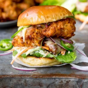 Crunchy chicken Burger