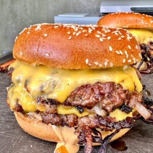 Oklama smashed Burger
