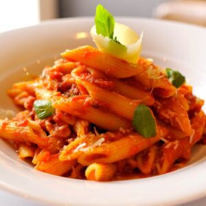 Rigatoni Arrabbiata (scharf)